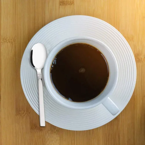 Vista 5 de Cucharas de café de acero inoxidable de 12 piezas, cuchara pequeña para expreso, mini cuchara Stainless Steel Small Spoons, Spoon Silverware