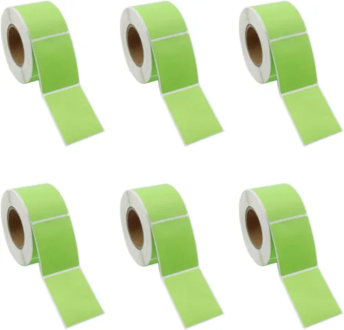 Vista 8 de Etiquetas térmicas directas de 1.57 x 1.97 pulgadas, etiquetas SAFYY de código de barras SKU, 500/rollo de calcomanías autoadhesivas para envío
