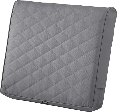 Vista 50 de Classic Accessories Ravenna - Cojín de asiento de patio resistente al agua de 21 x 19 x 5 pulgadas, verde azulado, cojín de sofá de dos plazas