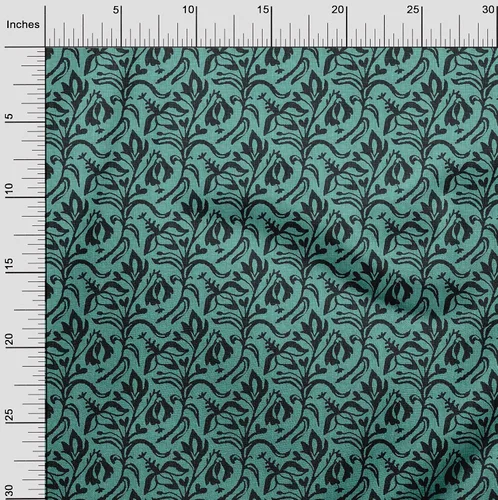 Vista 3 de oneOone Cotton Flex - Bloque de tela verde oscuro para costura, proyectos de manualidades, impresiones de tela por yarda, 40 pulgadas de ancho, RC