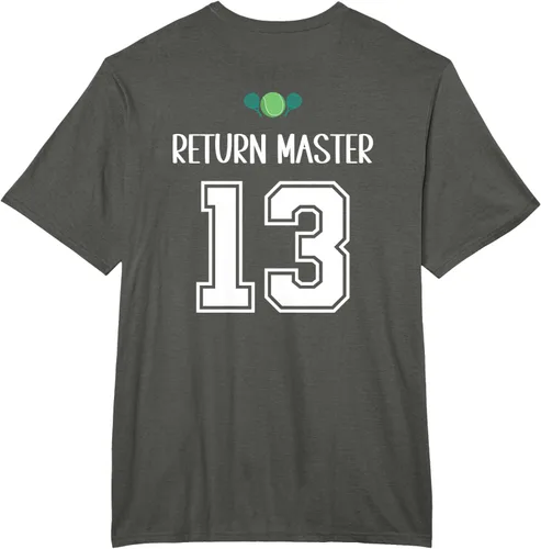 Vista 6 de Camiseta divertida del grupo de tenis de pádel para el equipo de pádel
