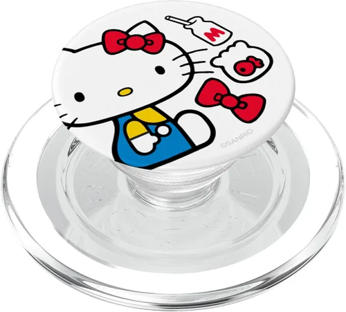 Vista 8 de Hello Kitty Retro Favorite Things PopSockets - Soporte para teléfonos inteligentes y tabletas, PopSockets, adhesivo PopGrip