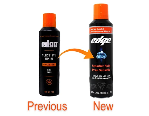 Vista 2 de Gel de afeitar Edge Advanced para piel sensible, 7 onzas (paquete de 6)