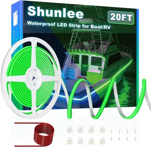 Vista 8 de SHUNLEE los 40FT llevaron las luces azules del barco, luces llevadas marinas impermeables de la MAZORCA IP67
