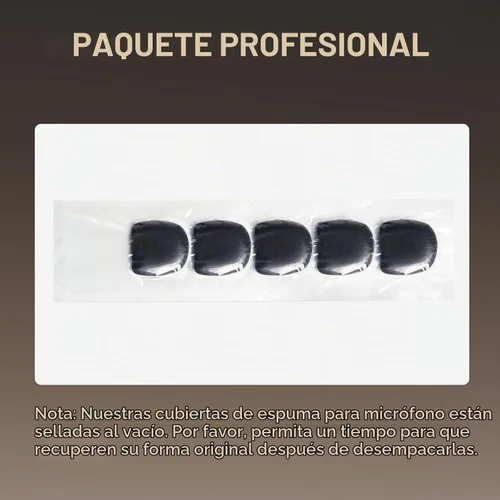 Vista 6 de Phenyx Pro Paquete de 5 fundas de micrófono de espuma para micrófonos