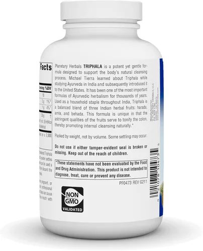 Vista 3 de Planetary Herbals Triphala - Limpiador interno en polvo, 6 onzas
