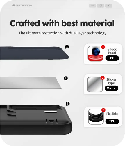 Vista 110 de GOOSPERY Parachoques magnético para puerta compatible con Galaxy S9 Plus, tarjetero tipo billetera con cierre automático por iman, funda protectora