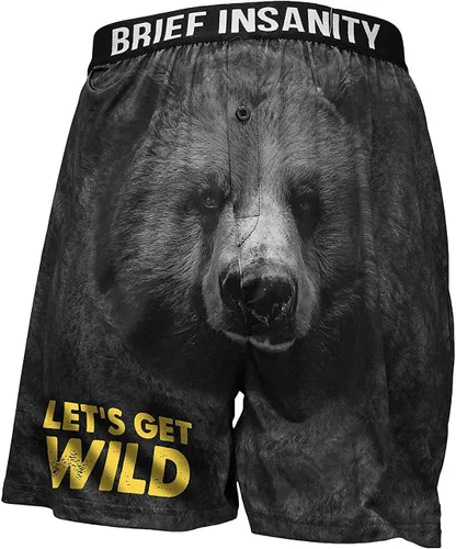 Vista 19 de BRIEF INSANITY Funny & Comfy Boxer Shorts and Pajama Pants for Men & Women Novelty Graphic Underwear & Loungewear