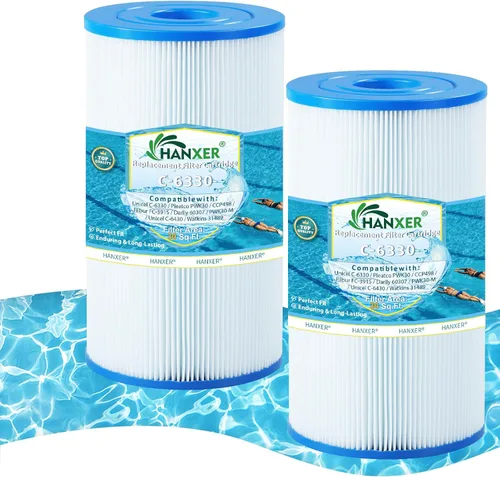 Vista 7 de Cartucho de filtro de spa que reemplaza para filtro de bañera de hidromasaje Unicel 6CH-940, PWW50P3, 817-0050, Filbur FC-0359, 25252, 03FIL1400
