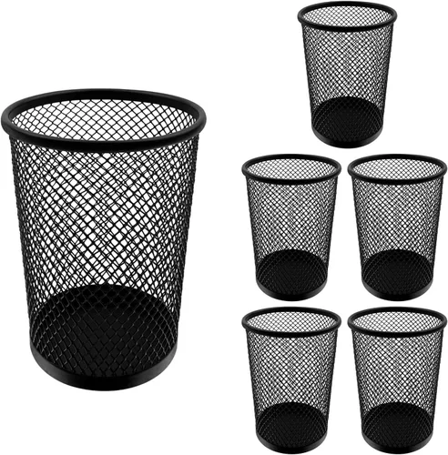 Vista 10 de HSYMQ Portalápices de escritorio, soporte de malla de alambre para organizador de escritorio y accesorios de escritorio de oficina (paquete de 1)