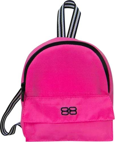 Vista 7 de Sophia's Mochila con cremallera y bolsillo frontal tamaño para muñecas de 18", Estampado floral, Estampado floral