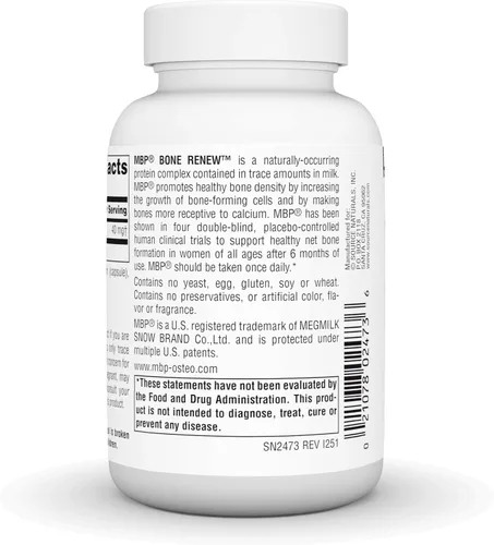 Vista 4 de Source Naturals MBP Bone Renew - Soporte avanzado de densidad ósea* - 120 cápsulas