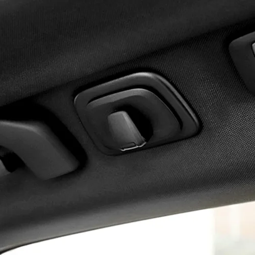 Vista 4 de Ganchos de techo interiores de plástico ABS Percha de ropa Gancho para Volvo V90 S90 XC40 XC60 XC90 2015-2020 (negro)