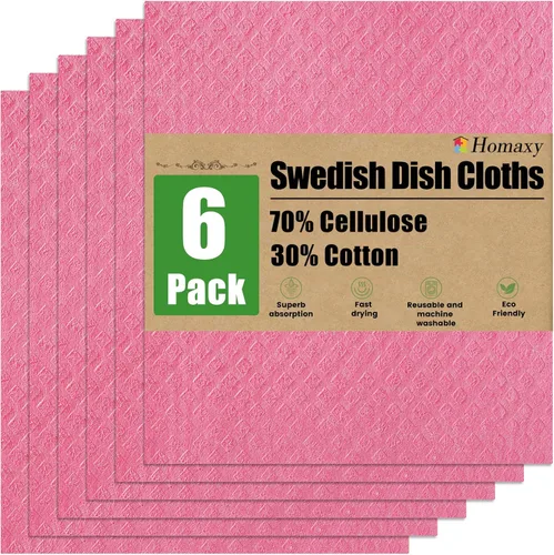 Vista 15 de Homaxy - Paños de cocina suecos para cocina, paquete de 10, surtido
