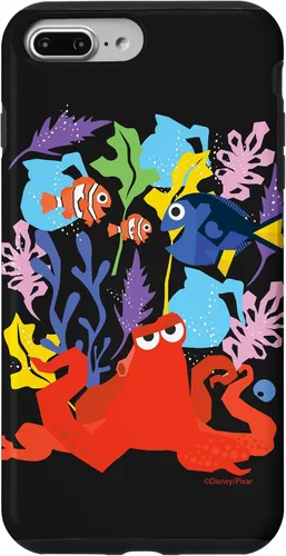 Vista 12 de Funda para iPhone 16 Disney PIXAR Finding Dory Nemo, Marlin y Hank