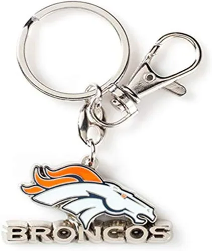Vista 7 de aminco NFL unisex-adult Nfl Heavyweight Logo Keychain Azul