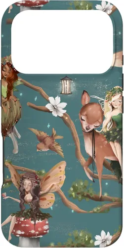 Vista 28 de iPhone 12/12 Pro Woodland Criatures - Carcasa para jardín de hadas