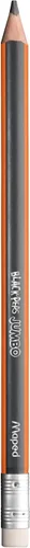 Vista 3 de Maped Helix - 12 lápices triangulares gigantes, escritura cómoda, duradero, fácil de afilar, resistente a la rotura, borrador sin látex