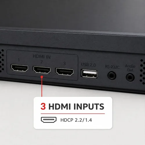 Vista 4 de LG Electrónica - 55UL3J-M - 55 pulgadas Uhd, HDMI (3, Hdcp 2.2/1.4), Rs-232c en (conector de teléfono de 4 pines), Rj45 (LAN), USB