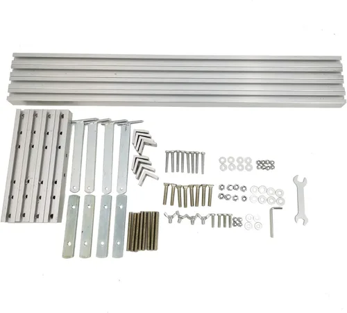 Vista 6 de Sistema de guía de molino de riel de 6 pies 2 kits de barras transversales compatibles con molino de motosierra