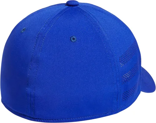 Vista 4 de adidas Gorra elástica estructurada Gameday 3 para hombre Blanco