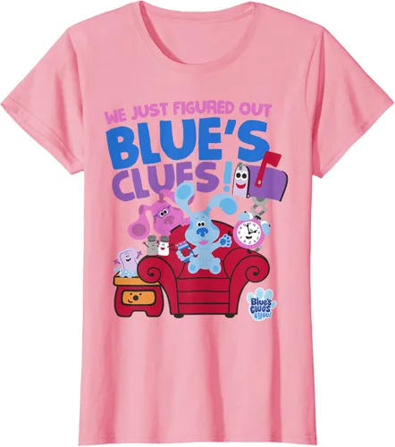 Vista 10 de Blue's Clues & You Group Shot Just Figured Out Blue's Clues Camiseta Negro