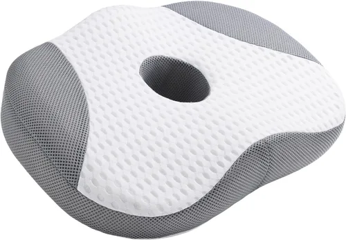 Vista 9 de Idle Hippo Asiento elevador para bañera de hidromasaje, almohada de malla de aire 4D con potentes 6 ventosas antideslizantes, cojín ergonómico Azul