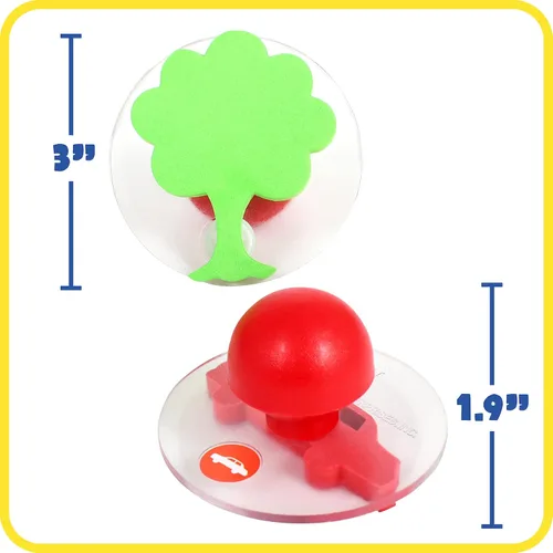 Vista 6 de READY 2 LEARN Sellos gigantes – Miembros de la familia – Juego de 10 sellos de espuma fáciles de sostener para niños – Sellos de arte y manualidades