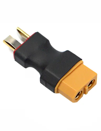 Vista 4 de Readytosky XT60 hembra a macho adaptador de conector de enchufe en T sin cables, conectores de batería RC LiPo para conector macho Deans a XT60