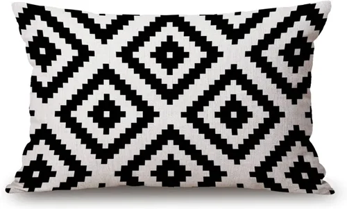 Vista 26 de Solekla Fundas de almohada de 12 x 20 pulgadas, decoración rústica de granja, fundas de almohada florales mexicanas, algodón lino, arte étnico