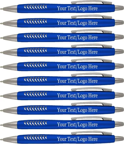 Vista 11 de SyPen Bolígrafos personalizados con tu logotipo o texto personalizado, paquete de 300 unidades a granel para negocios, fiestas y eventos, hermosos