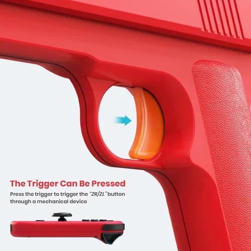 Vista 5 de CODOGOY Shooting Game Gun Controller Compatible with SwitchSwitch OLED Joy-Con, Hand Grip Motion Controller for Nintendo Switch Shooter Hunting