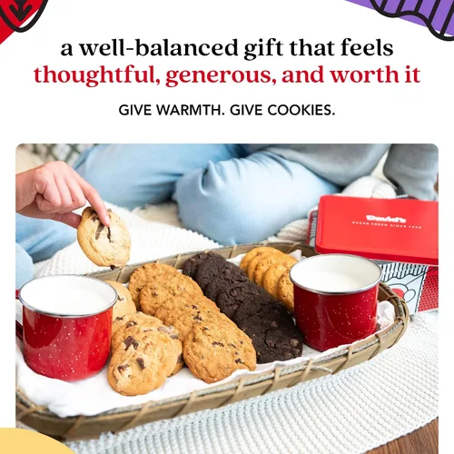 Vista 5 de David's Cookies Galletas recién horneadas – Deliciosa variedad suave hecha a mano – Exquisito regalo gourmet para amigos y familiares en ocasiones
