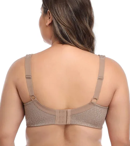 Vista 5 de HACI Sujetador minimizador para mujer, cobertura completa, sin relleno