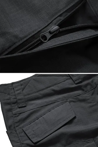 Vista 6 de TRGPSG Pantalones tácticos para hombre, pantalones de senderismo, pantalones cargo de camuflaje militar, pantalones de trabajo casuales