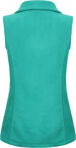Vista 10 de SeSe Code Chaleco de forro polar ligero con cremallera frontal y bolsillos para mujer