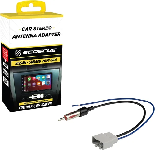 Vista 8 de Scosche Adaptador de antena NAA2B para estéreo de automóvil compatible con vehículos Nissan y Subaru seleccionados 2007-2019 - Adaptador de antena