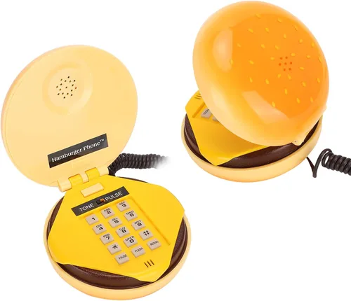 Vista 3 de Teléfono con cable Vintage Teléfono Retro Diseño Casa Oficina Hotel Decoración Niños Regalo