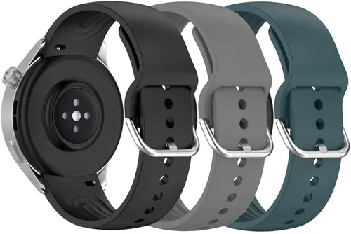 Vista 6 de Senter Correa de repuesto de liberación rápida de goma suave de 0.866 in para reloj inteligente Xiaomi S1 pro