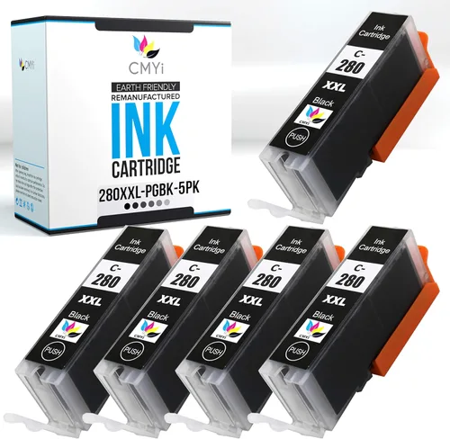 Vista 17 de 280XXL - Cartucho de tinta de repuesto para Canon PIXMA TR7520, TR7620, TR8520, TR8620, TR8620a, TR8622, TR8622a, TS6120, TS6220, TS6320, TS702