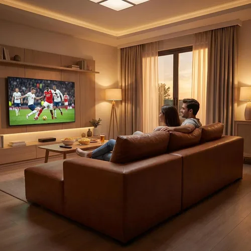 Vista 3 de 96" sofás seccionales modulares del cuero de imitación, sofá deshuesado en Marrón