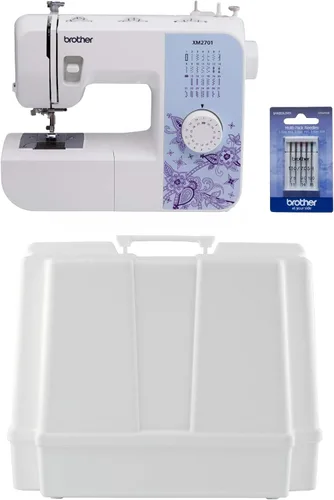 Vista 13 de Máquina de coser Brother XM2701 liviana, con todas las funciones, con 27 puntos, función automática para hacer ojales en 1 paso, 6 pies de costura