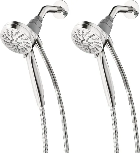 Vista 20 de Moen Engage Magnetix Níquel cepillado resistente a manchas de 3.5 pulgadas, cabezal de ducha de mano desmontable de seis funciones con sistema