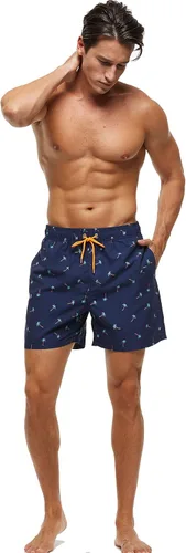 Vista 4 de SILKWORLD Bañador para hombre de secado rápido con bolsillos