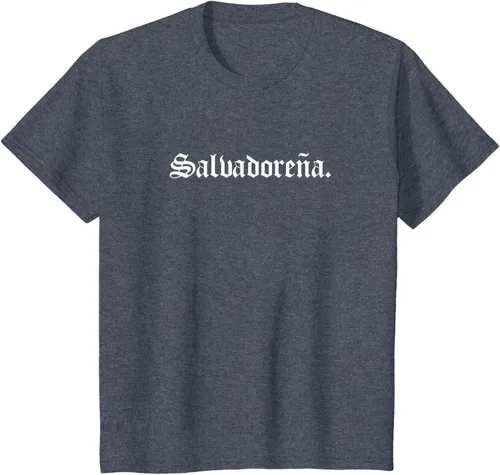 Vista 82 de Camiseta Salvadoreña Mujer, Negro