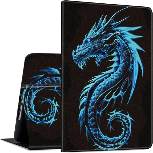 Vista 20 de Rossy Funda para tableta Amazon Fire HD 8 (8ª/7ª/6ª generación, versión 2018/2017/2016) delgada y ligera, de piel sintética, multiángulo, ajustable