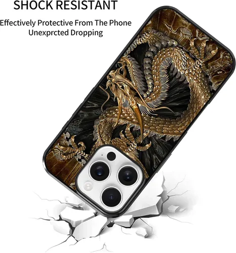 Vista 137 de Funda para iPhone Air - Dragón dorado chino