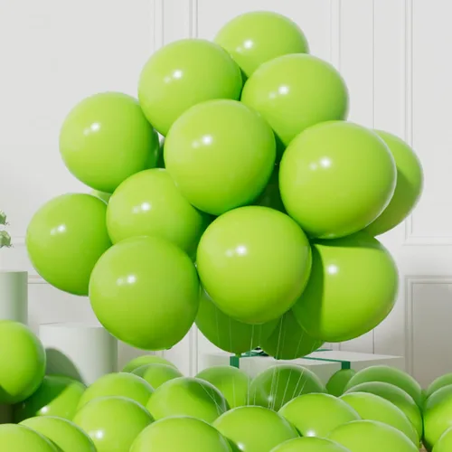 Vista 28 de AULE Globos metálicos negros de 12 pulgadas, 50 globos de látex negros, helio cromado, globo grueso brillante, decoración perfecta para fiesta