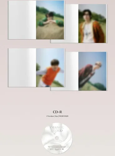 Vista 2 de ENHYPEN ORANGE BLOOD 5º Mini álbum Photobook 2 Ver Set