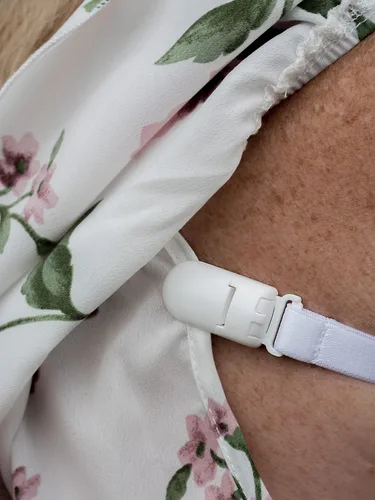 Vista 3 de Correas de hombro descubierto Soportes fuera del hombro para vestidos, tops, camisas y blusas Mantener las mangas de los hombros fuera en su lugar